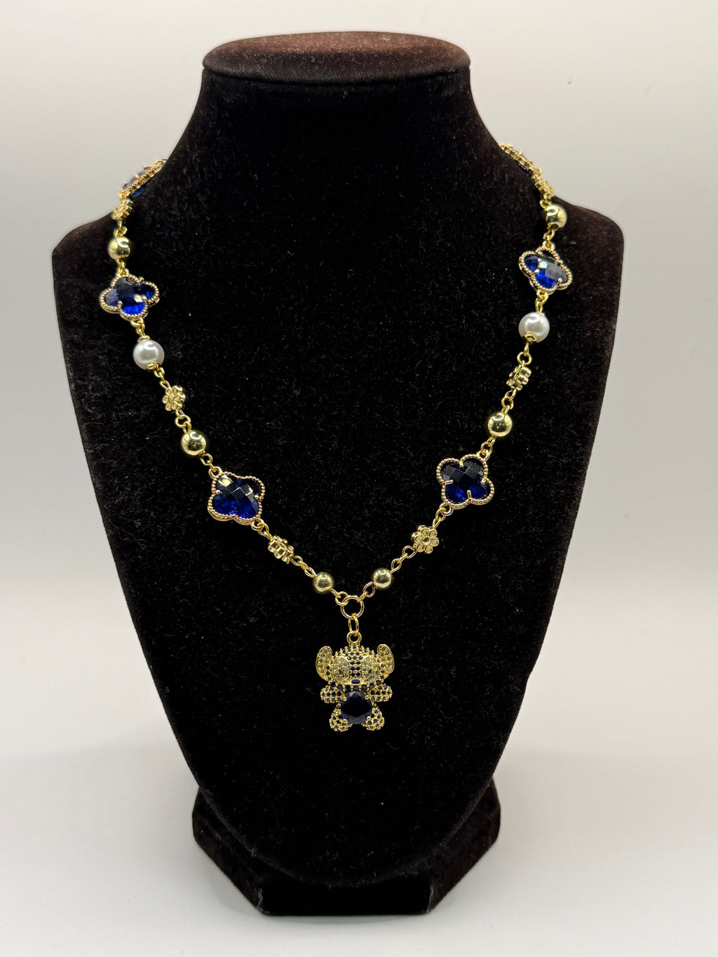 The Clovers & Stitch Link Necklace