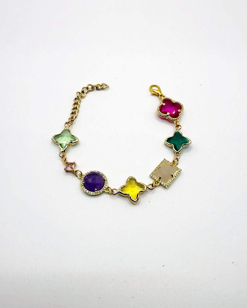 Sodr3am Gem Clover Bracelet