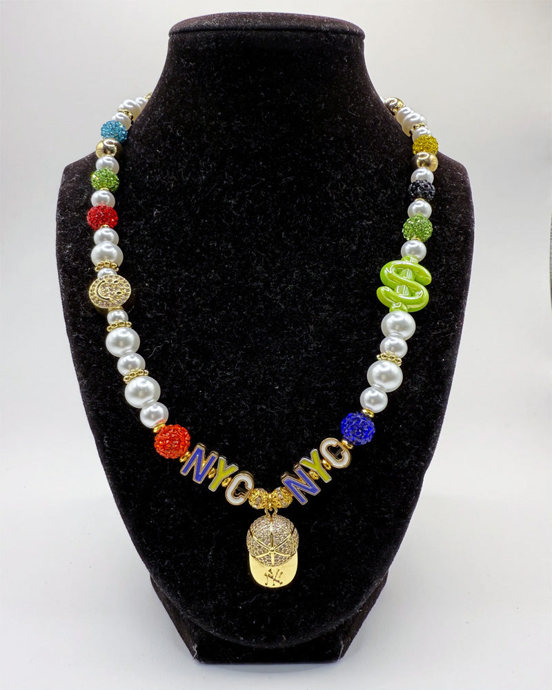 NYC Fitted Beaded Necklace