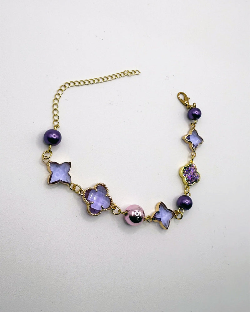 The Purple Rain Link Bracelet