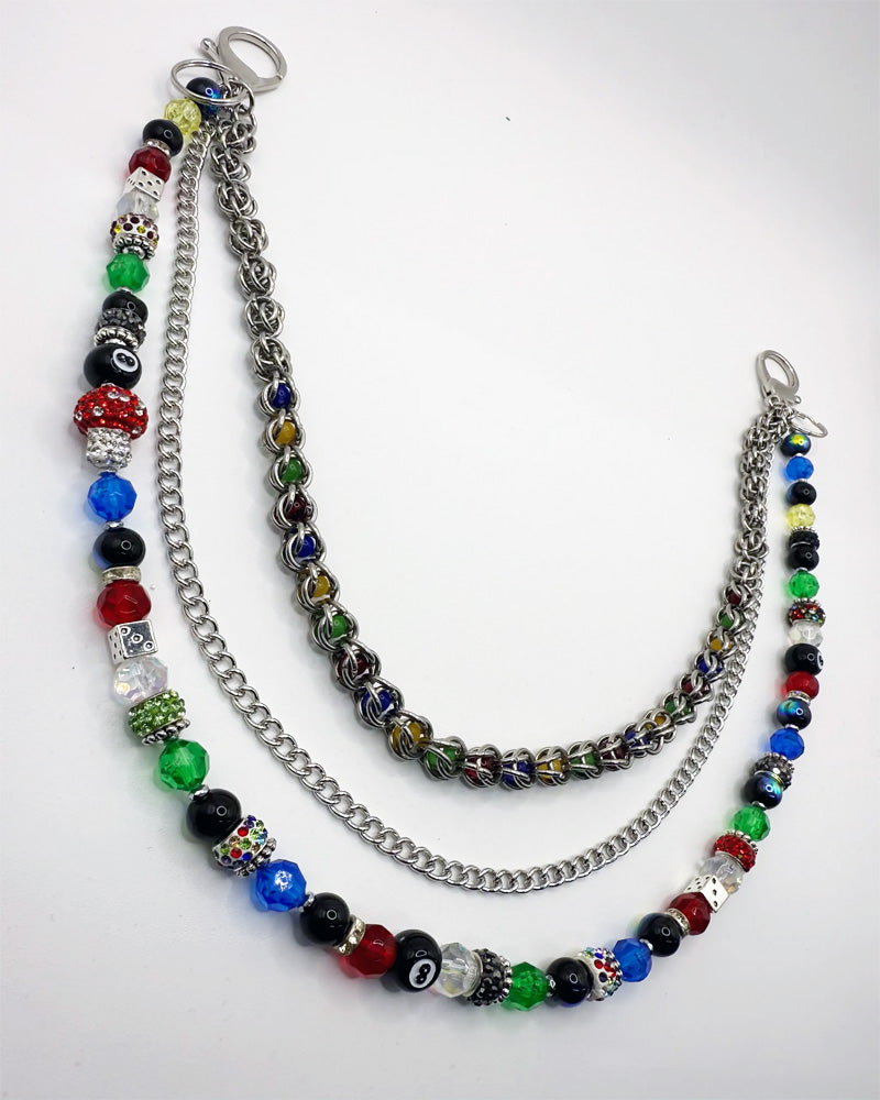 Bold stainless steel wallet chain for modern streetwear looks | Sodr3am Jewelry